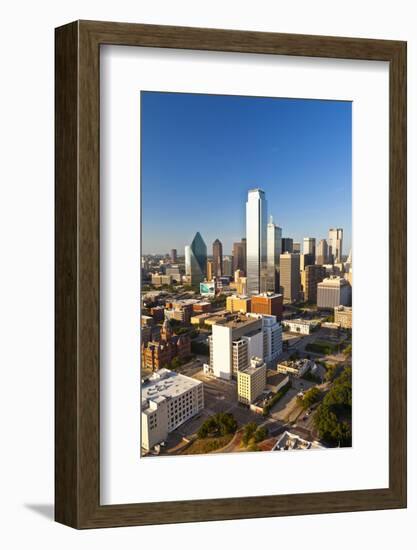 Skyline, Dallas, Texas, United States of America, North America-Kav Dadfar-Framed Photographic Print