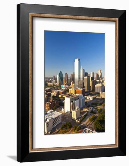 Skyline, Dallas, Texas, United States of America, North America-Kav Dadfar-Framed Photographic Print