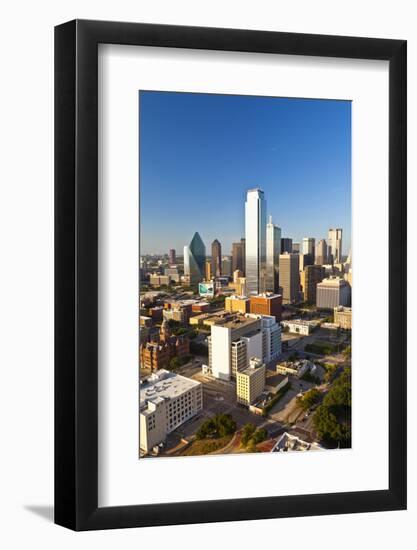 Skyline, Dallas, Texas, United States of America, North America-Kav Dadfar-Framed Photographic Print
