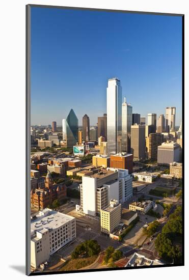 Skyline, Dallas, Texas, United States of America, North America-Kav Dadfar-Mounted Photographic Print