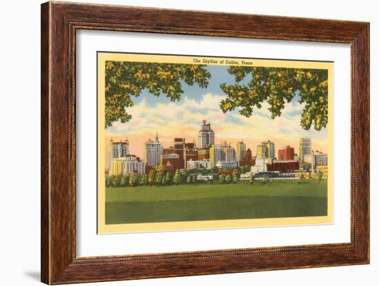 Skyline, Dallas, Texas-null-Framed Art Print