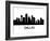 Skyline Dallas-unkreatives-Framed Premium Giclee Print