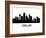 Skyline Dallas-unkreatives-Framed Art Print