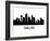 Skyline Dallas-unkreatives-Framed Art Print