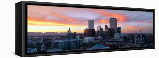 Skyline, Denver, Colorado-null-Framed Stretched Canvas