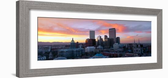 Skyline, Denver, Colorado-null-Framed Photographic Print