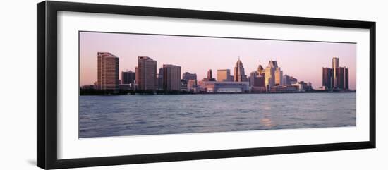 Skyline Detroit Mi, USA-null-Framed Photographic Print