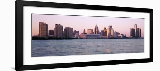 Skyline Detroit Mi, USA-null-Framed Photographic Print