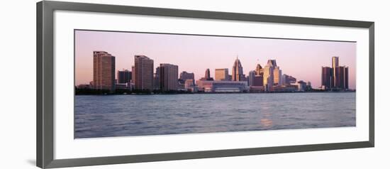 Skyline Detroit Mi, USA-null-Framed Photographic Print