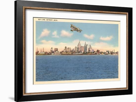 Skyline, Detroit, Michigan-null-Framed Art Print