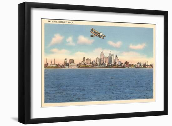 Skyline, Detroit, Michigan-null-Framed Art Print