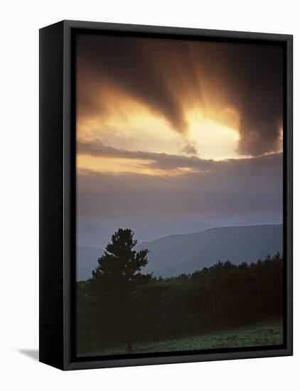 Skyline Drive View, Shenandoah National Park, Virginia, USA-Charles Gurche-Framed Premier Image Canvas