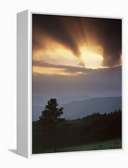 Skyline Drive View, Shenandoah National Park, Virginia, USA-Charles Gurche-Framed Premier Image Canvas