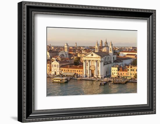 Skyline from Above with Gesuati in Front. Venice. Italy-Tom Norring-Framed Photographic Print