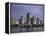 Skyline From Hillsborough Bay, Tampa, Florida, USA-Walter Bibikow-Framed Premier Image Canvas