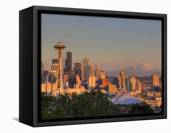 Skyline From Kerry Park, Seattle, Washington, USA-Jamie & Judy Wild-Framed Premier Image Canvas