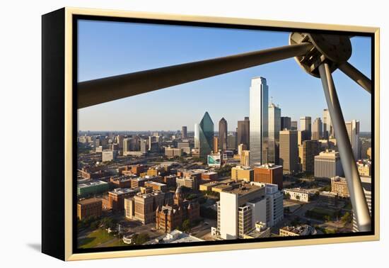 Skyline from Reunion Tower, Dallas, Texas, United States of America, North America-Kav Dadfar-Framed Premier Image Canvas