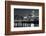 Skyline from the Missouri River at Dusk, Omaha, Nebraska, USA-Walter Bibikow-Framed Photographic Print