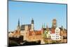 Skyline, Gdansk, Poland, Europe-Christian Kober-Mounted Photographic Print