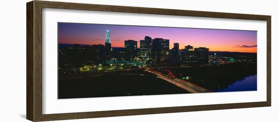 Skyline, Hartford, Sunset, Connecticut-null-Framed Photographic Print