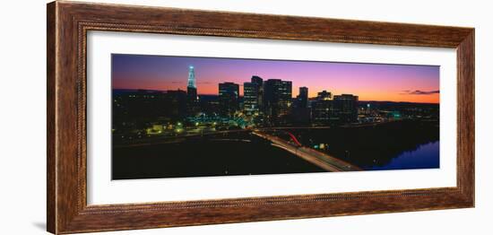 Skyline, Hartford, Sunset, Connecticut-null-Framed Photographic Print