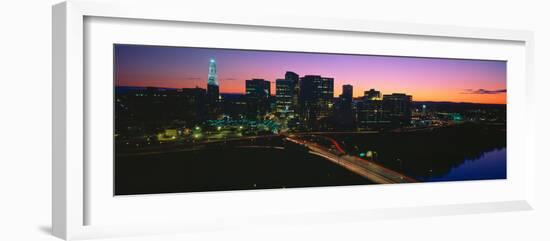 Skyline, Hartford, Sunset, Connecticut-null-Framed Photographic Print