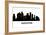 Skyline Houston-unkreatives-Framed Art Print