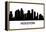 Skyline Houston-unkreatives-Framed Stretched Canvas