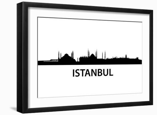 Skyline Istanbul-unkreatives-Framed Art Print