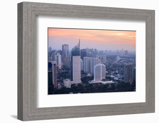 Skyline, Jakarta, Indonesia, Southeast Asia-Alex Robinson-Framed Photographic Print