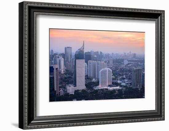 Skyline, Jakarta, Indonesia, Southeast Asia-Alex Robinson-Framed Photographic Print