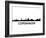 Skyline Kopenhagen-unkreatives-Framed Art Print