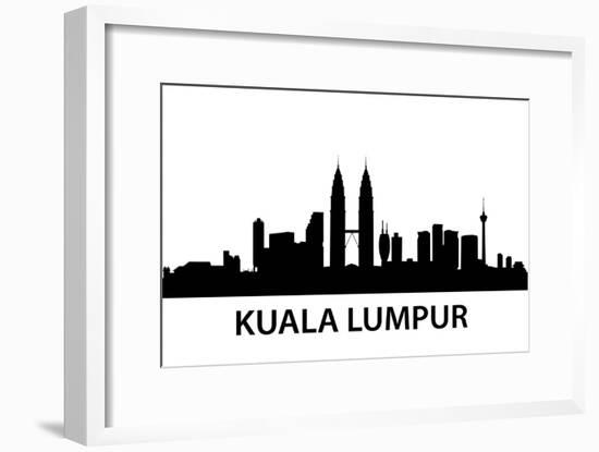 Skyline Kuala Lumpur-unkreatives-Framed Art Print