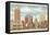 Skyline, Lansing, Michigan-null-Framed Stretched Canvas