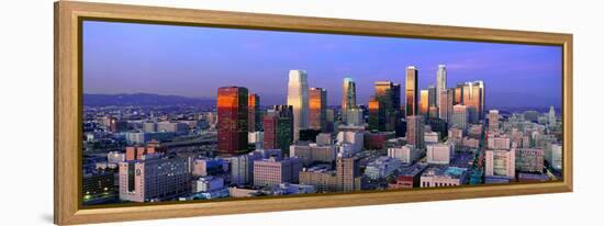 Skyline, Los Angeles, California-null-Framed Stretched Canvas