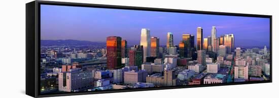Skyline, Los Angeles, California-null-Framed Stretched Canvas