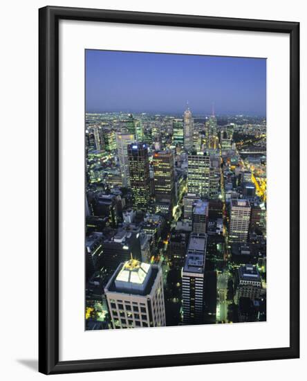 Skyline, Melbourne, Victoria, Australia-Doug Pearson-Framed Photographic Print