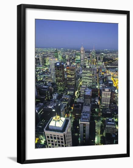 Skyline, Melbourne, Victoria, Australia-Doug Pearson-Framed Photographic Print