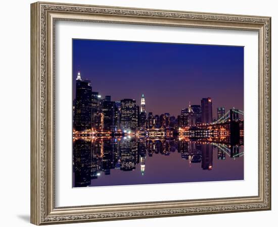 Skyline, New York City-Sabine Jacobs-Framed Photographic Print