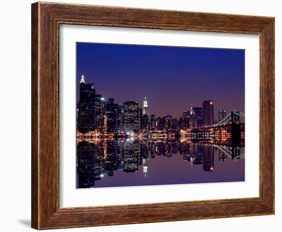 Skyline, New York City-Sabine Jacobs-Framed Photographic Print