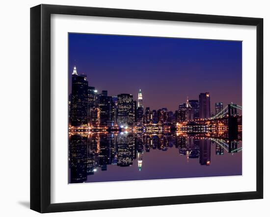 Skyline, New York City-Sabine Jacobs-Framed Photographic Print