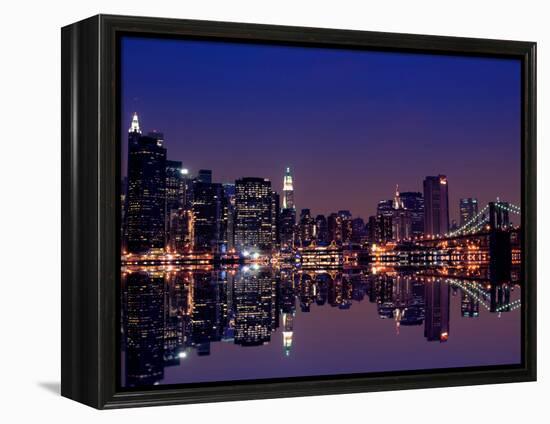 Skyline, New York City-Sabine Jacobs-Framed Premier Image Canvas