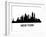 Skyline New York-unkreatives-Framed Art Print