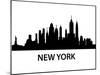 Skyline New York-unkreatives-Mounted Art Print