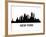 Skyline New York-unkreatives-Framed Art Print