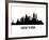 Skyline New York-unkreatives-Framed Art Print