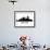 Skyline New York-unkreatives-Framed Art Print displayed on a wall