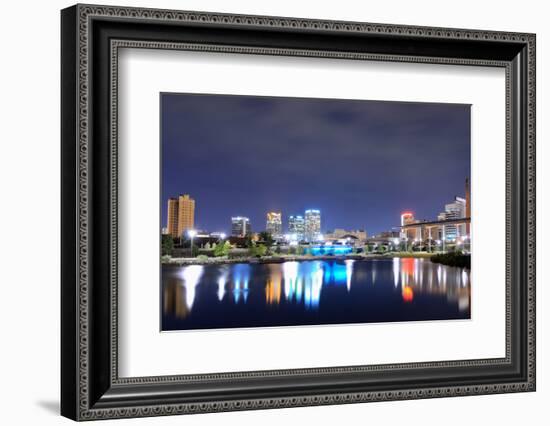 Skyline of Birmingham, Alabama from Railroad Park.-SeanPavonePhoto-Framed Photographic Print