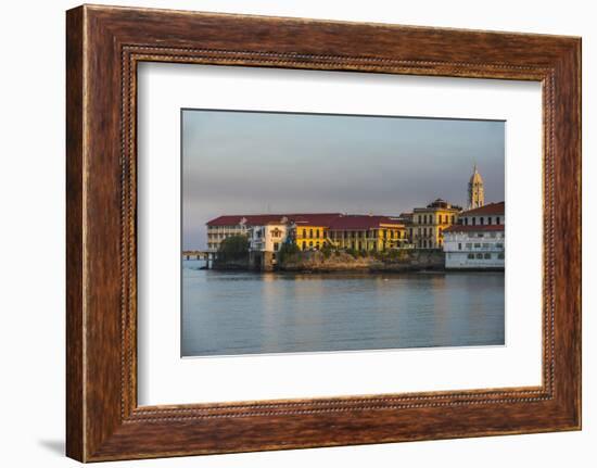 Skyline of Casco Viejo, UNESCO World Heritage Site, Panama City, Panama, Central America-Michael Runkel-Framed Photographic Print