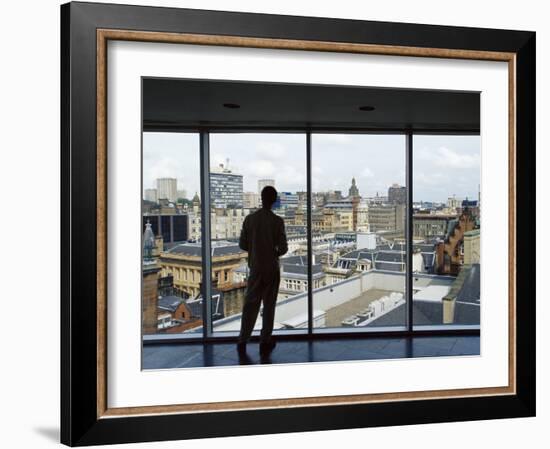 Skyline of City Centre, Glasgow, Scotland, United Kingdom, Europe-Yadid Levy-Framed Photographic Print
